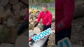 Firewood is shocked at this speed.
