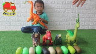 Mencari Anak Bayi Dinosaurus - Brachiousarus, Diplodocus, T-Rex, Pentaceratops dan Stegosaurus