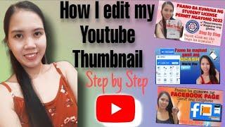 HOW I EDIT MY YOUTUBE THUMBNAIL | STEP BY STEP