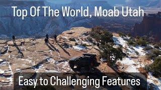 Top Of The World, Moab | Features And Obstacles on The Trail