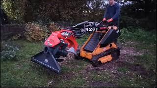 KLOU KQB1200 Quick-attach Tine Rake Connection