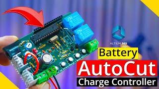 12V Battery (AutoCut Charge Controller + Display) Making At Home @Altium365