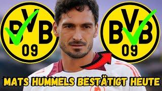 BvB: Gerade bestätigt! Alle überrascht! Das hat Mats Hummels jetzt bestätigt! BvB-Neuigkeiten! #bvb