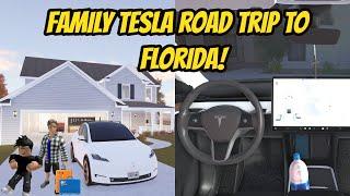 Greenville, Wisc Roblox l Realistic Tesla Family Road Trip to Florida - Voice Roleplay