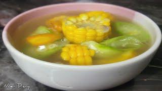 RECIPE FOR CLEAR VEGETABLE BROTH WITHOUT GROUNDING SEASONING ‼️ CLEAR VEGETABLE CORN WITH GAMBAS