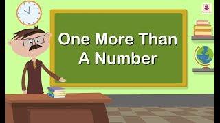 One More Than A Number | Mathematics Grade 1 | Periwinkle