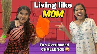 Akka Became MOM for 24 hrs - FUN Overloaded Challenge || Ammu Times ||