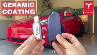 Why You Need To Ceramic Coat Your Car | DIY Tutorial | TESLA MODEL Y PERFORMANCE