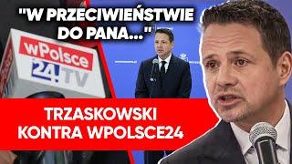 Spięcie Trzaskowskiego z wPolsce24. "Nie interesuje co niemiecka prasa pisze"