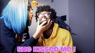 YOU LAUGH YOU KISS !!!  ( TRY NOT TO LAUGH CHALLENGE ) FT. DIAMOND NICOLE