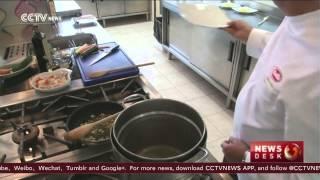 Yummy? Pasta from 3D printer at Milan Expo