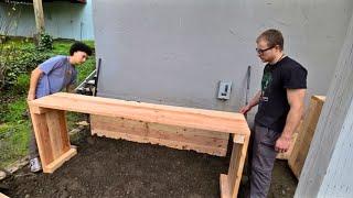 Garden bed build timelapse #gardening