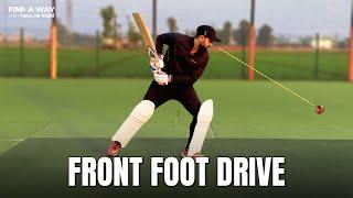 How to Play the Perfect Front Foot Drive | Batting Tips | Cricket Masterclass | Taruwar Kohli