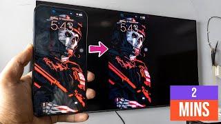 Screen Mirroring iPhone to Smart TV in 2 Mins!