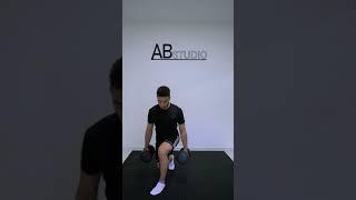 Affondi avanti ad incrocio - Dumbell Crossover Lunges