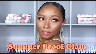 Summer Proof Glam| Bronze Edition featuring Melanie Mills x Omnia Brushes| MakeUPbyKiani