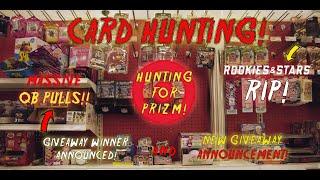 TARGET CARD HUNT | HUNTING FOR 2020 PRIZM | NFL RETAIL RIP | MASSIVE QB PULLS | VLOG | NEW GIVEAWAY