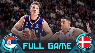 Serbia v Denmark | Full Basketball Game | FIBA EuroBasket 2025 Qualifiers