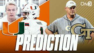 Miami Hurricanes vs Georgia Tech PREDICTION & Preview | Cam Ward, Mario Cristobal Stay UNDEFEATED?