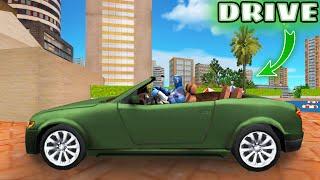 Drive Green Transformer Robot Car in Rope Hero Vice Town New Update 6.5 Game definition