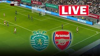  Live : Sporting vs Arsenal Live Football Match | Champion League 24-25 | Live Football Match |