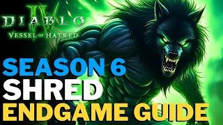 Diablo 4 - SHRED Endgame Druid Build Guide! Budget Build into BEASTMODE // Season 6