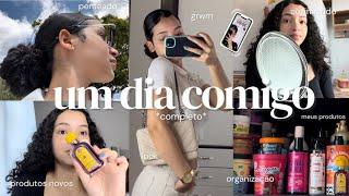 UM DIA COMIGO *completo* | organização, compras, cabelo, produtos, cozinhando