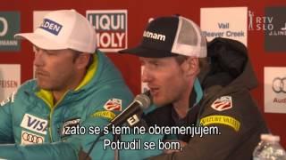 AKTUALNI SVETOVNI PRVAK V SUPERVELESLALOMU TED LIGETY PRED TEKMO V VAILU