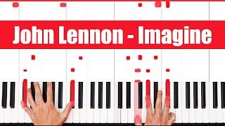 Imagine Piano - How to Play John Lennon Imagine Piano Tutorial!