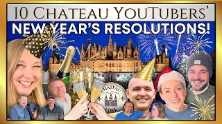 10 French Chateau YouTubers' NEW YEAR'S RESOLUTIONS | Chateau de CHAMBORD Decorations & VIENNA Tour