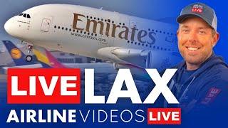 LIVE Los Angeles (LAX) Airport Plane Spotting (December 25th, 2024)