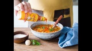 Kicked Up Manhattan Clam Chowder with Cholula Original | ad