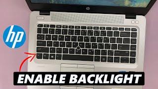 How To Turn ON Keyboard Backlight On HP Laptop