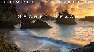 Secret Beach Complete Workflow Time Lapse