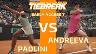 TIEBREAK Early Access 7 - Jasmine Paolini vs Mirra Andreeva | Expert Quick Match