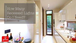 How many recessed lights do you need in a room?