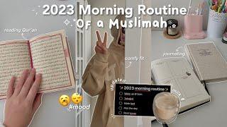 2023 MORNING ROUTINE️ | 5am morning, peaceful, exercise, prayers, planning & tafakkur session.
