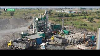 Efficient Asphalt Production: Alltech Asphalt Batch Mix Plant | 160 TPH with Coal Fire Burner