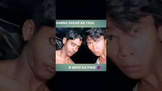 B boys ka face  Sagar Bhai ka face  || @Sannaexplore @BBoysTube #shorts video 