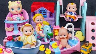 60 Minutes Satisfying with Unboxing Cute Bathtub Toys, Doll Series Toy Set ASMR | Tiny Toys Unboxing