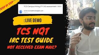 What is TCS NQT IRC exam? | Is It Mandatory ? | Step Wise Explained | Infrastructure Readiness Check