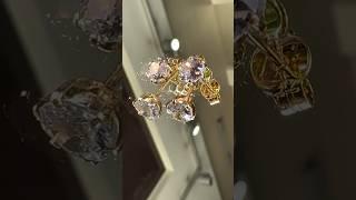 @goldartel Золотые пусеты с натуральными топазами