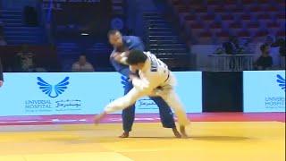 Davaadorj has a brilliant Tai Otoshi