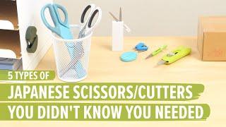 5 Types of Japanese Scissors and Cutters You Didn't Know You Needed