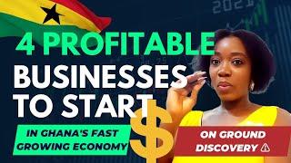 4 Profitable Businesses to Start In Ghana ASAP| #ghana | #movingtoghana #investment