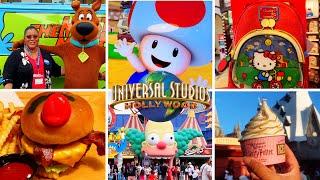 UNIVERSAL STUDIOS 60TH ANNIVERSARY TOUR, JURRASIC PARK, SUPER NINTENDO WORLD & MORE! TOAD STOOL CAFE