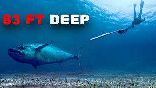 I Launched A Spear Through A 110 lbs Tuna