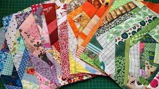 Como fazer tecido - retalhos/ Scrap fabric