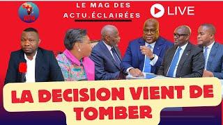 ACTU. ÉCLAIRÉES 12-9: LA DECISION VIENT DE TOMBER/KAGAME BLOQUÉ EN ITURI/LES EMIRATIS A KINSHASA