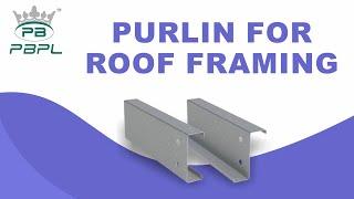 Purlin for Roof Framing | C & Z Purlin Manufacturer in India